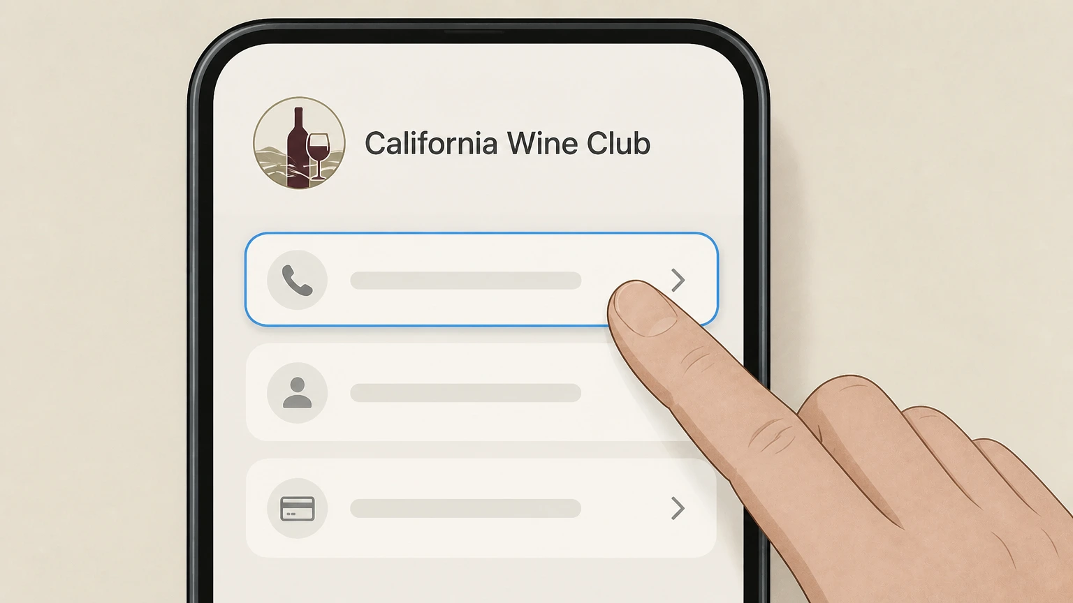 California Wine Club Phone support: Call customer service