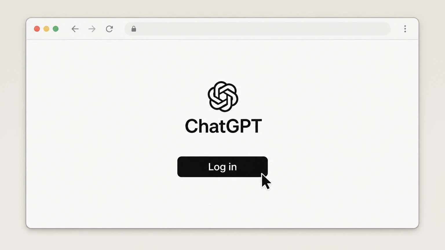 ChatGPT web cancellation: log in to ChatGPT