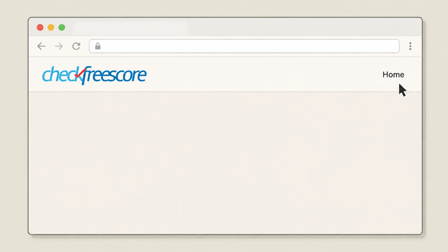 CheckFreeScore Online chat via CheckFreeScore member portal: Open the CheckFreeScore website