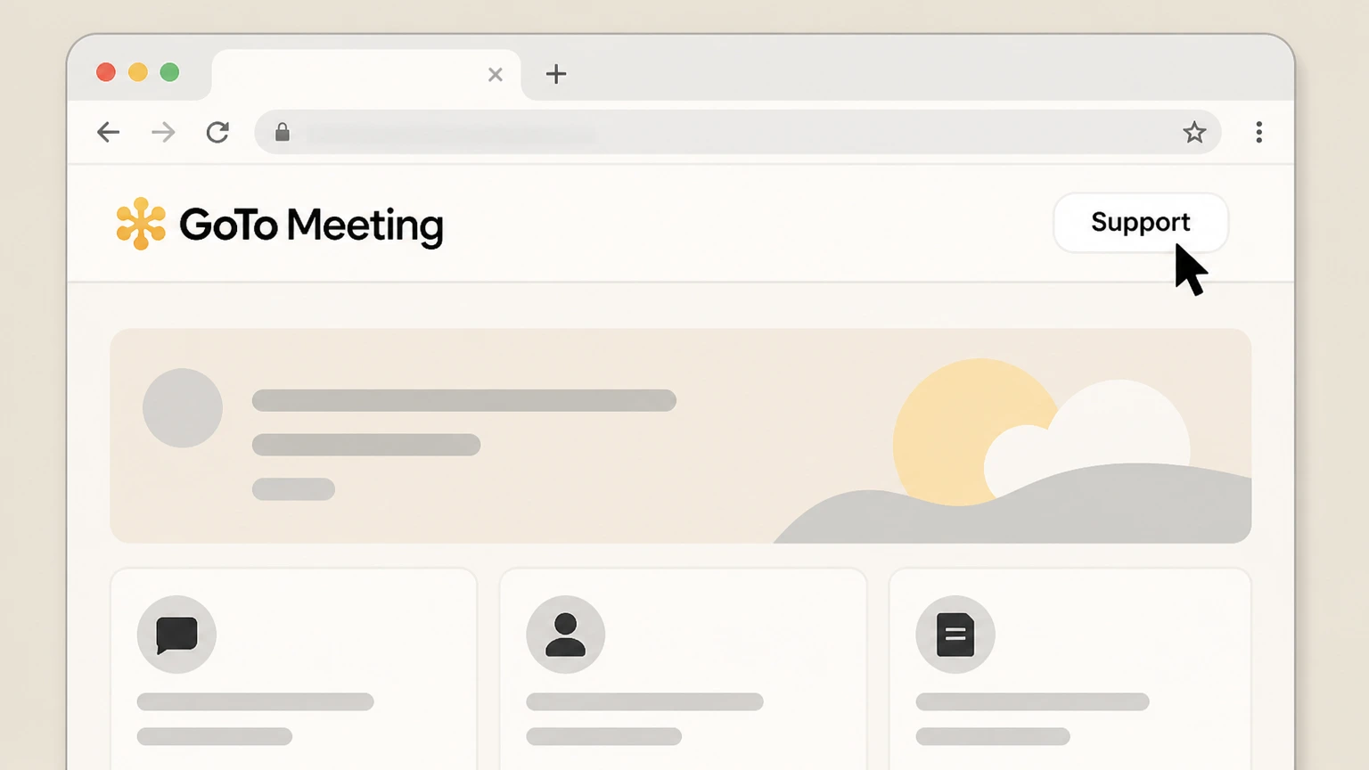 GoTo Meeting Web – Cancel through GoTo Customer Support cancellation: Open GoTo’s support site