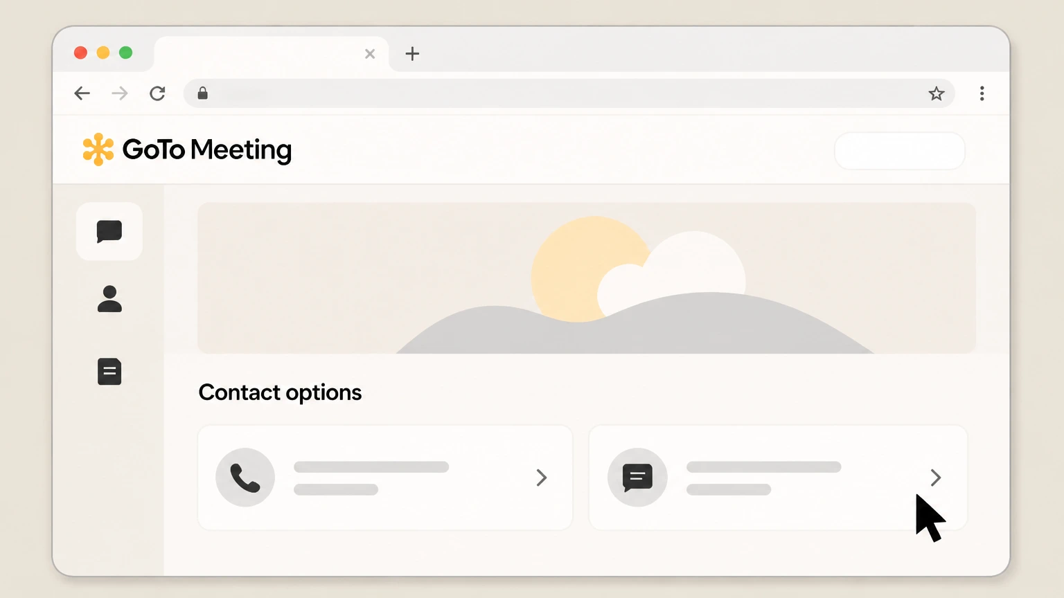 GoTo Meeting Web – Cancel through GoTo Customer Support cancellation: Choose a support contact method