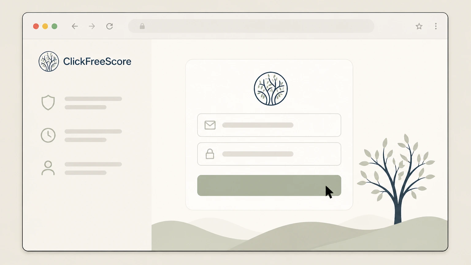 ClickFreeScore Online chat in member portal: Sign in to your member portal