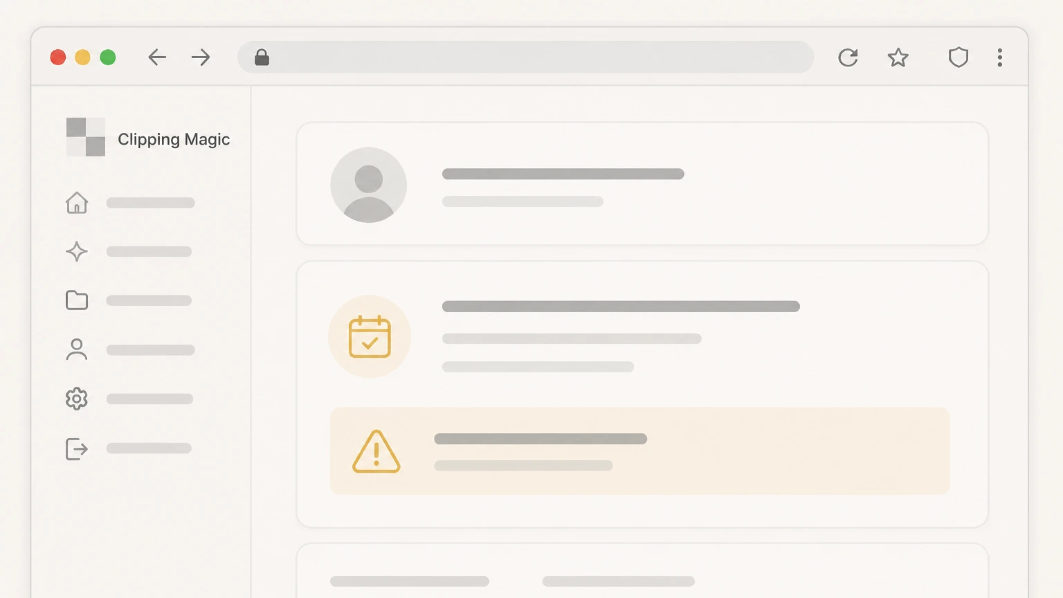 Clipping Magic Website account page cancellation: Verify your subscription end status