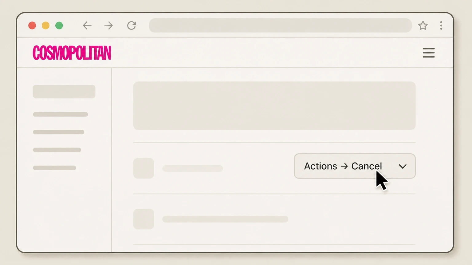 Cosmopolitan Cosmopolitan customer‑service portals (Hearst‑billed) cancellation: Use the cancel or continuous service option