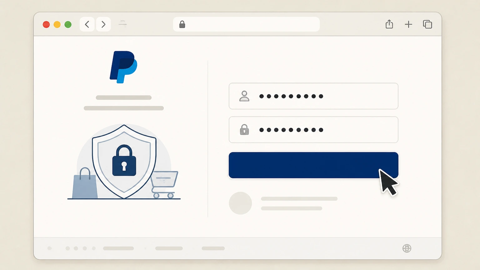 Crepe Erase PayPal automatic payments (stop charges in PayPal) cancellation: Sign in to your PayPal account on the web