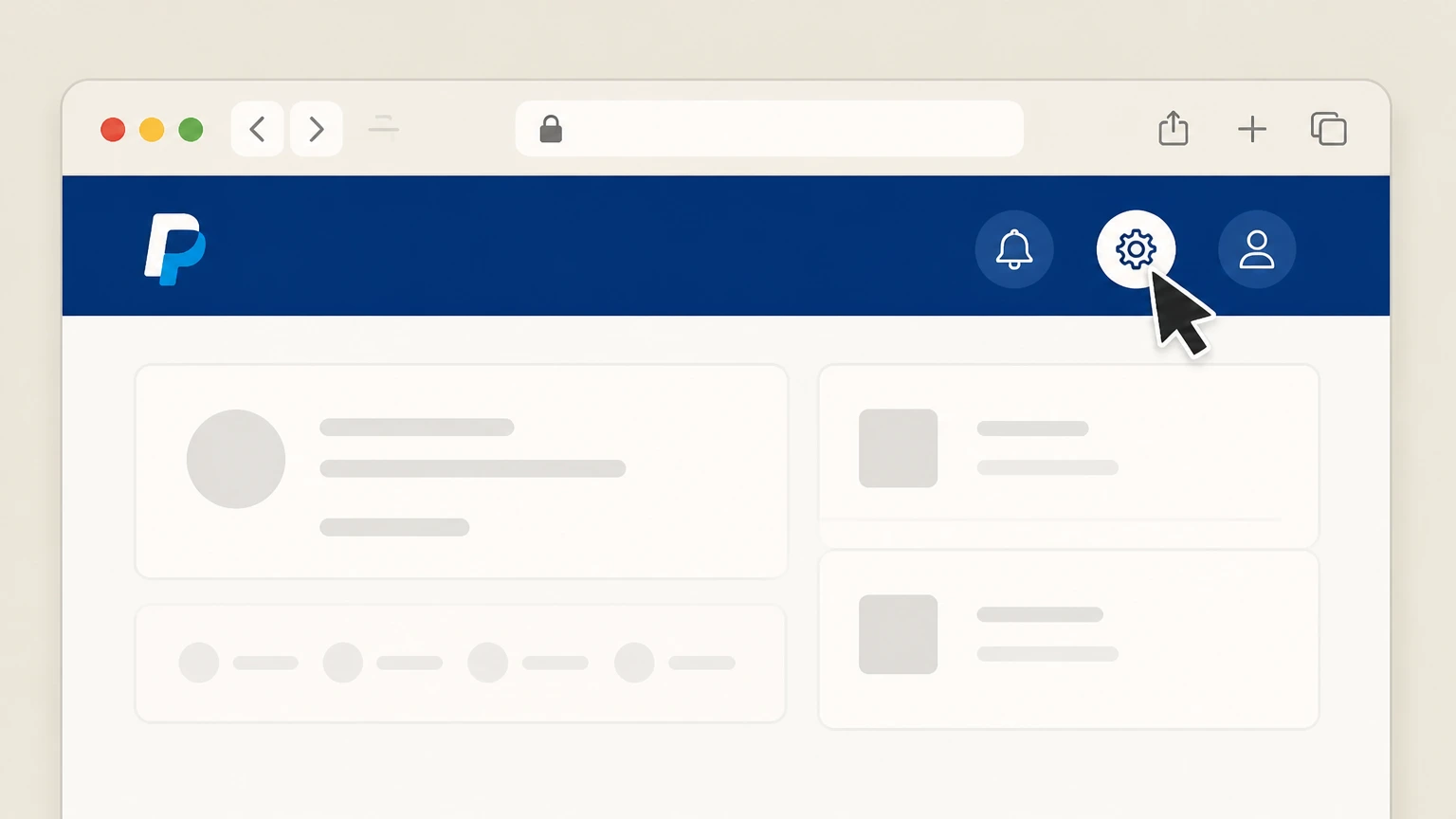 Crepe Erase PayPal automatic payments (stop charges in PayPal) cancellation: Open your account Settings