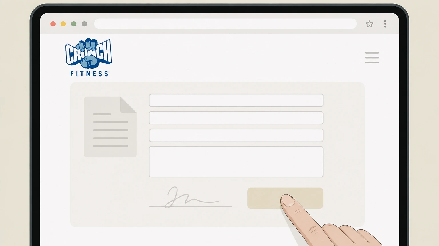 Crunch Fitness Cancel at your home club in person cancellation: Complete the cancellation form