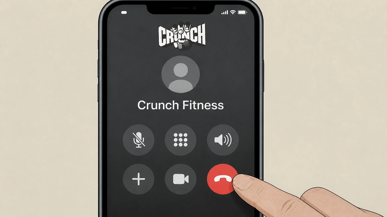 Crunch Fitness Call your Crunch home club cancellation: Ask to cancel your membership