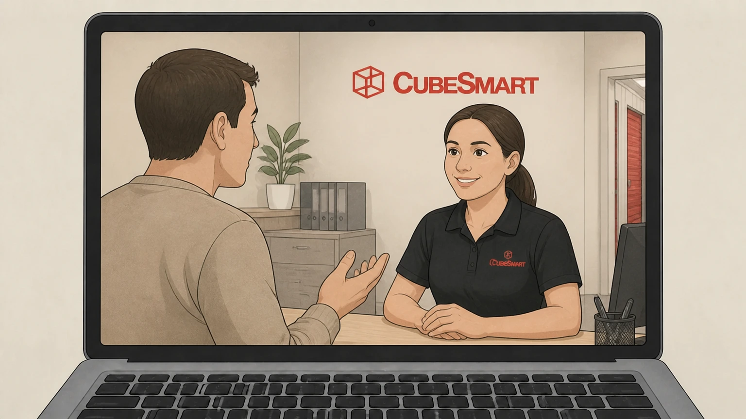 CubeSmart In person at your CubeSmart facility cancellation: Tell staff you are moving out and want to close the rental