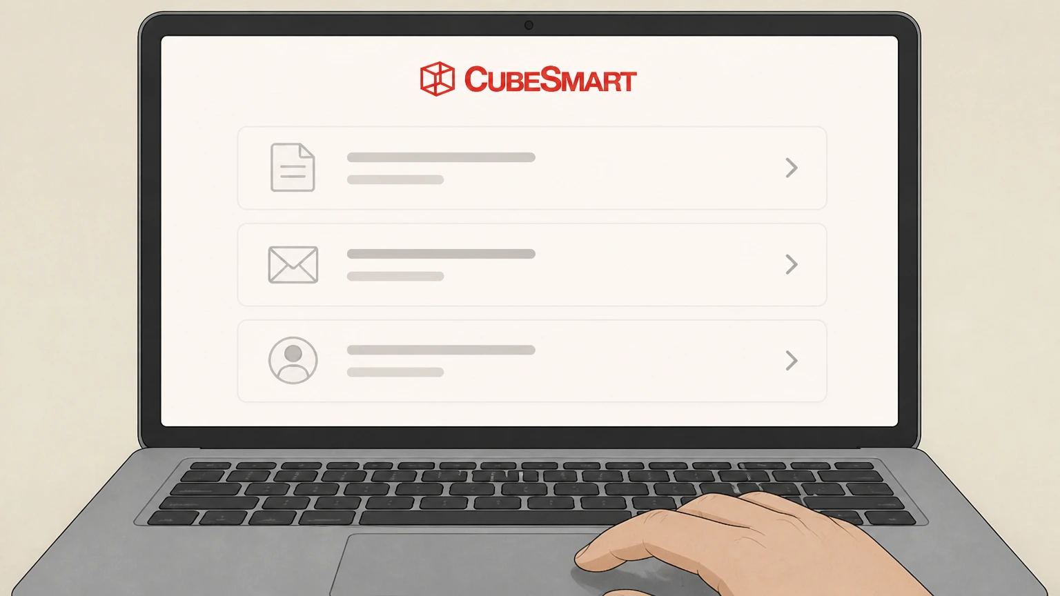 CubeSmart In person at your CubeSmart facility cancellation: Confirm the move‑out date and future billing