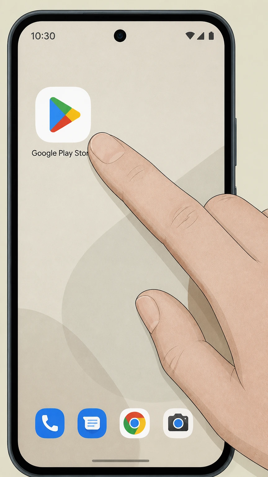 CuriosityStream Google Play on Android cancellation: Open the Google Play Store app