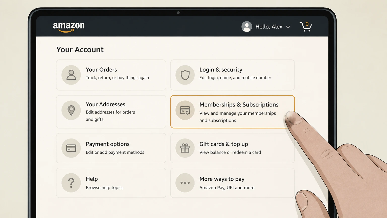 CuriosityStream amazon cancellation: Open Memberships & Subscriptions