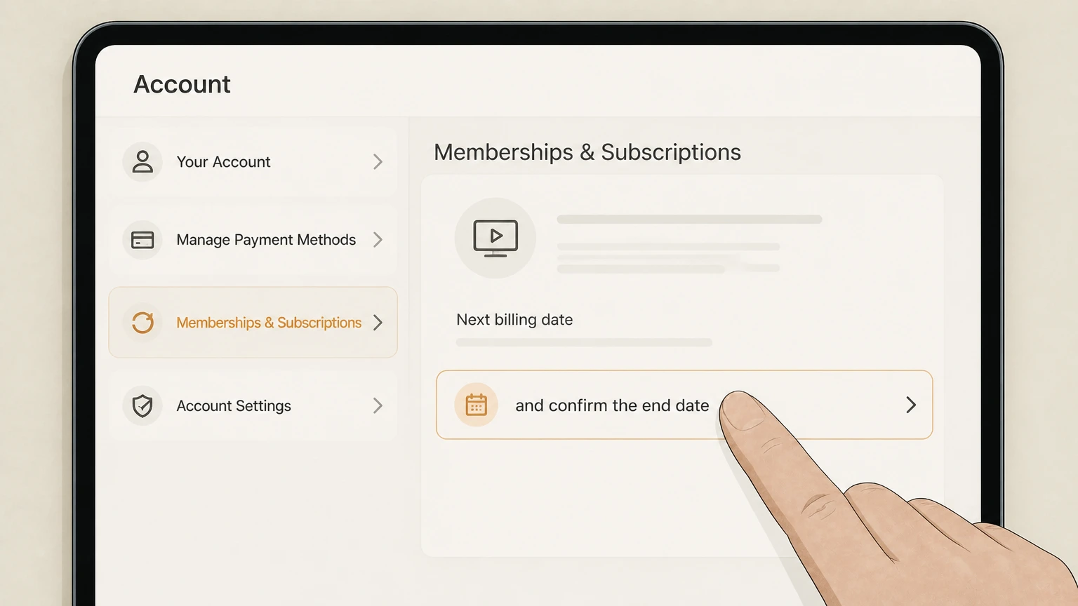 Daily Burn amazon cancellation: Review and confirm the end date