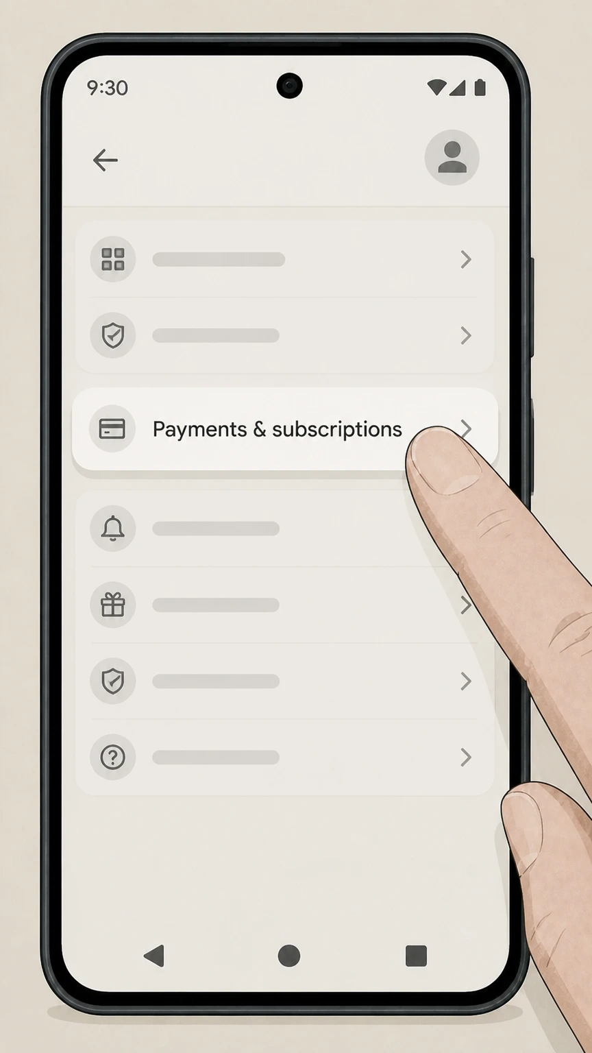 DailyWire+ Google Play (Android) cancellation: Go to Payments & subscriptions