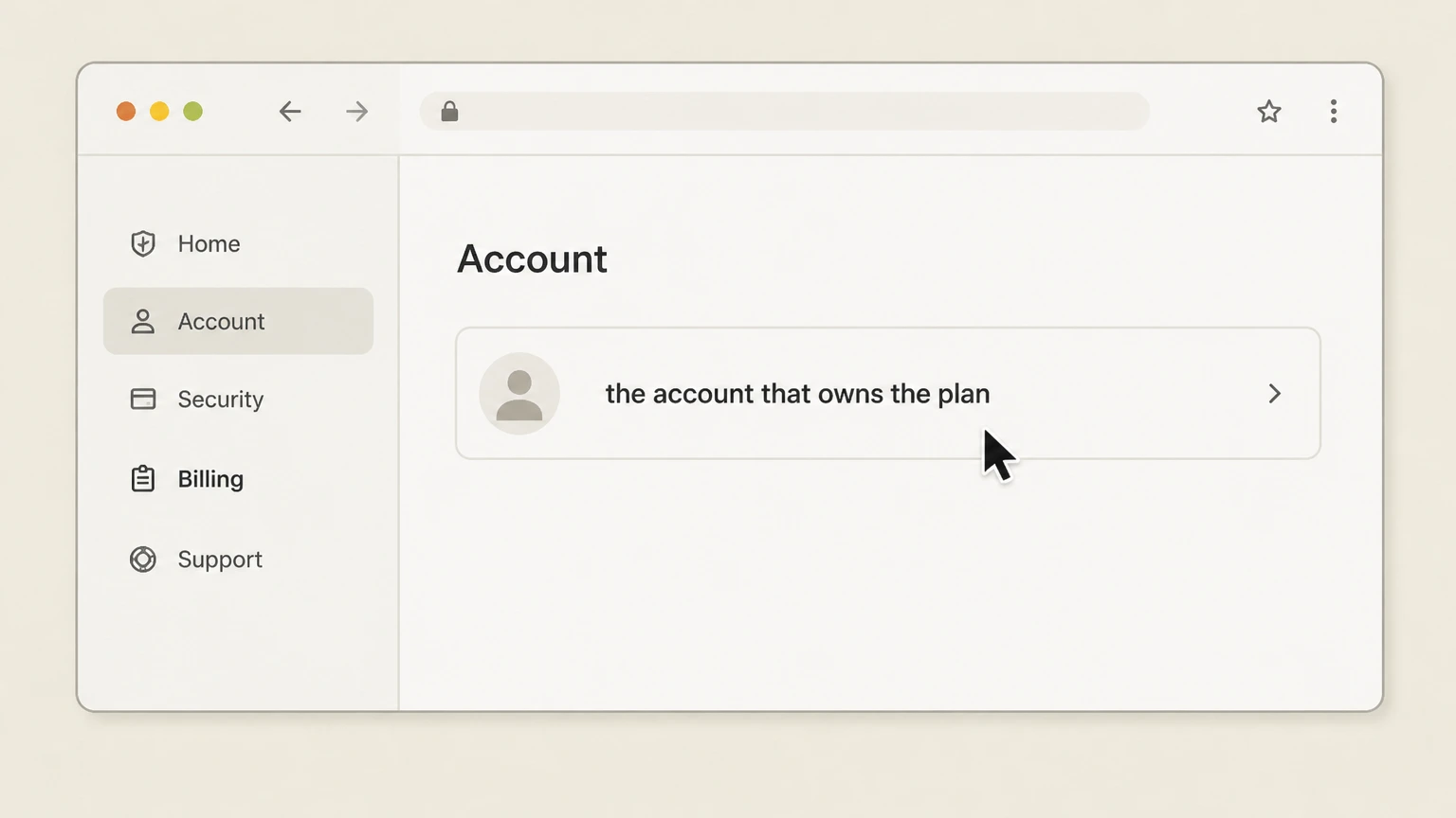 Dashlane web cancellation: Open the account that owns the plan