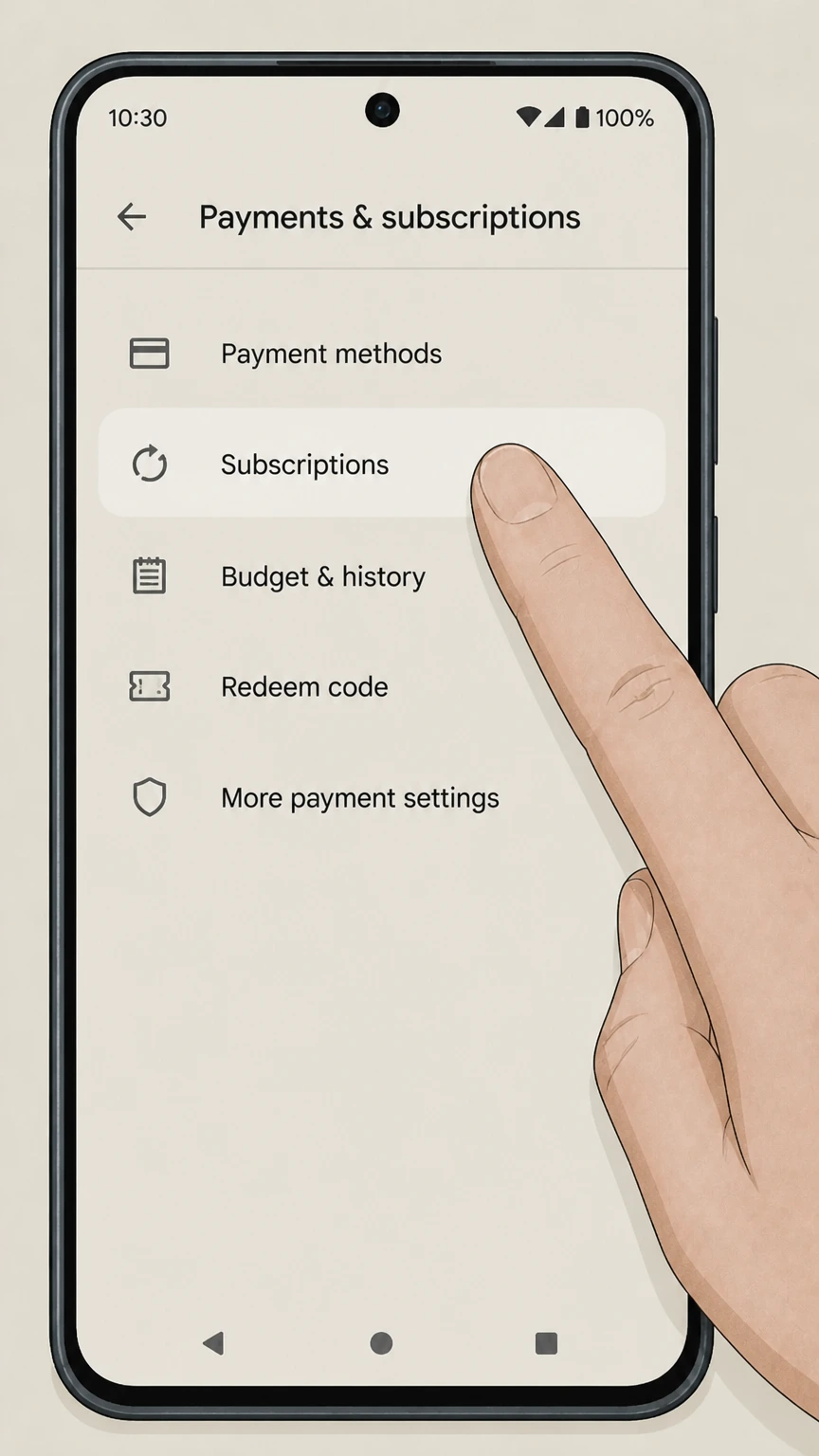 discovery+ google-play cancellation: Open Subscriptions