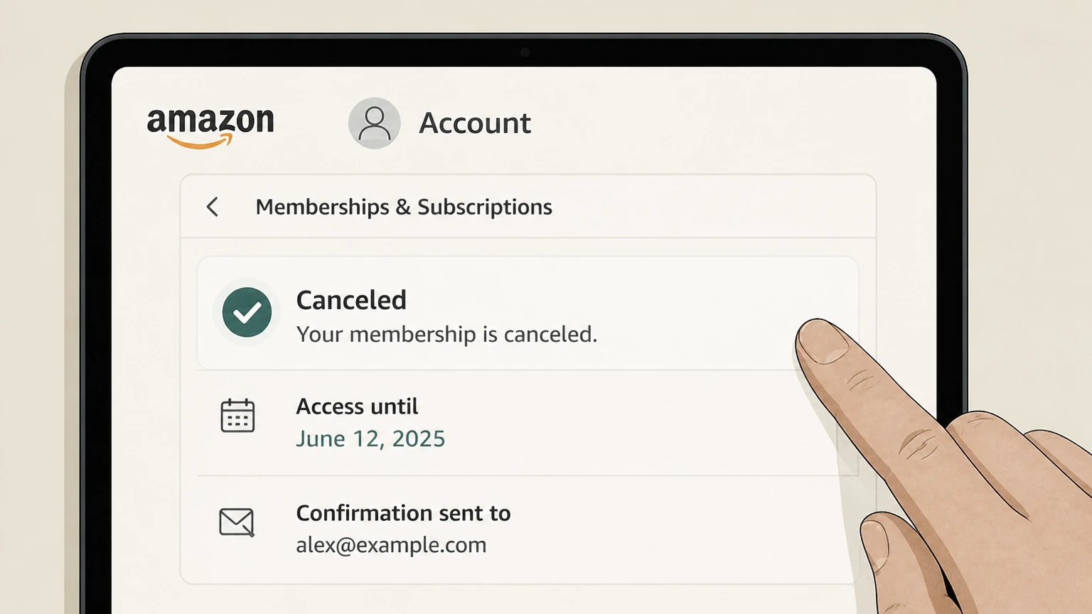 Disney+ amazon cancellation: Save Amazon confirmation