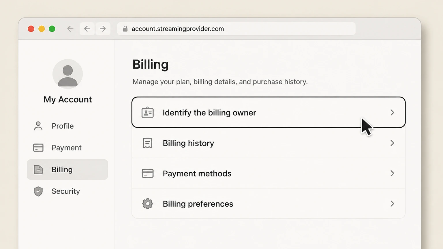 Disney+ bundle-partner cancellation: Identify the billing owner