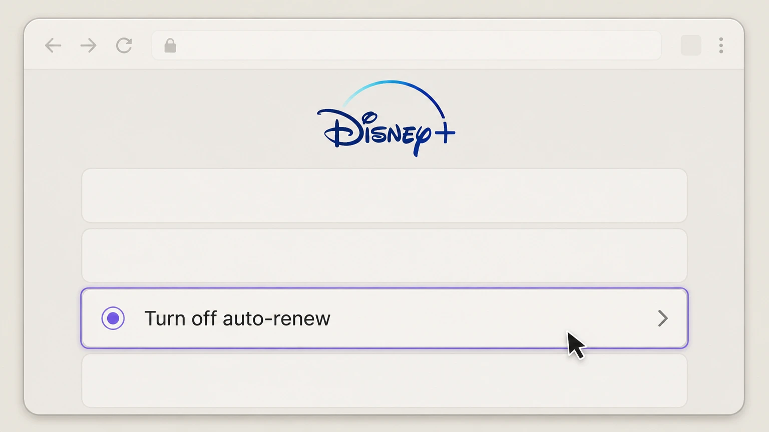 Disney+ cancel a roku-billed subscription: Turn off auto-renew