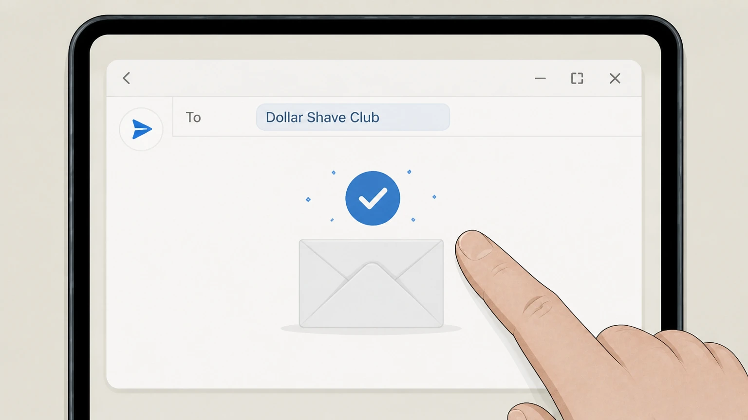 Dollar Shave Club Email request to Dollar Shave Club cancellation: Send your request before the next shipping cutoff