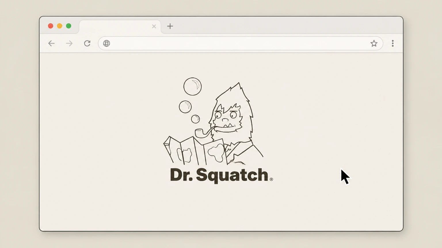 Dr. Squatch Dr. Squatch website account cancellation: Open the Dr. Squatch website