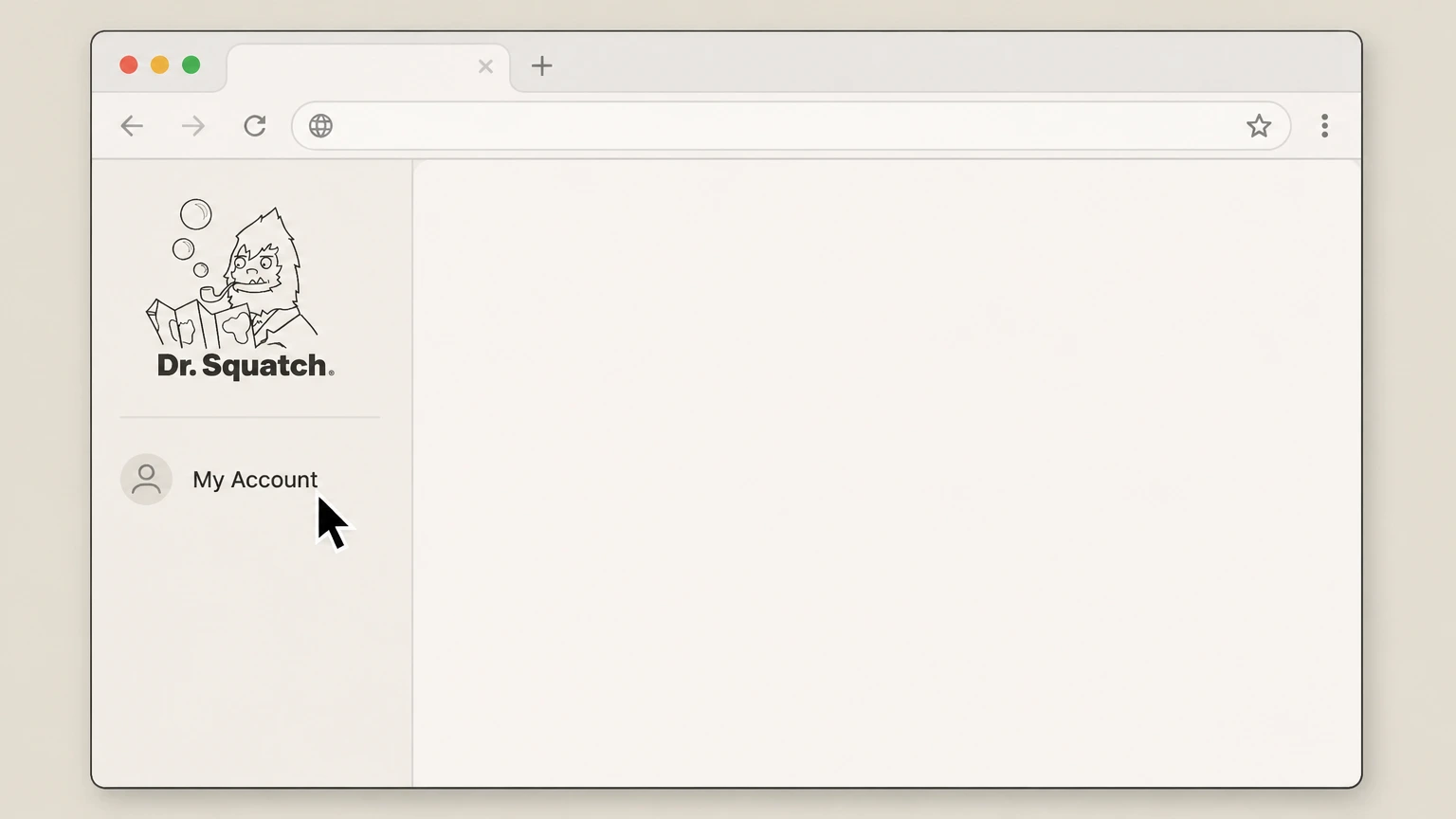 Dr. Squatch Dr. Squatch website account cancellation: Sign in to your account dashboard