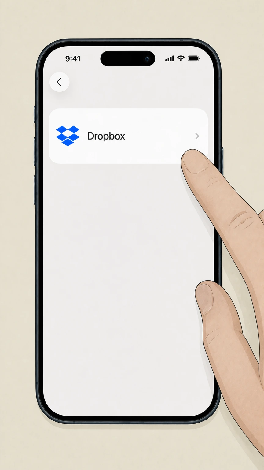 Dropbox cancel an app store subscription: Choose the provider