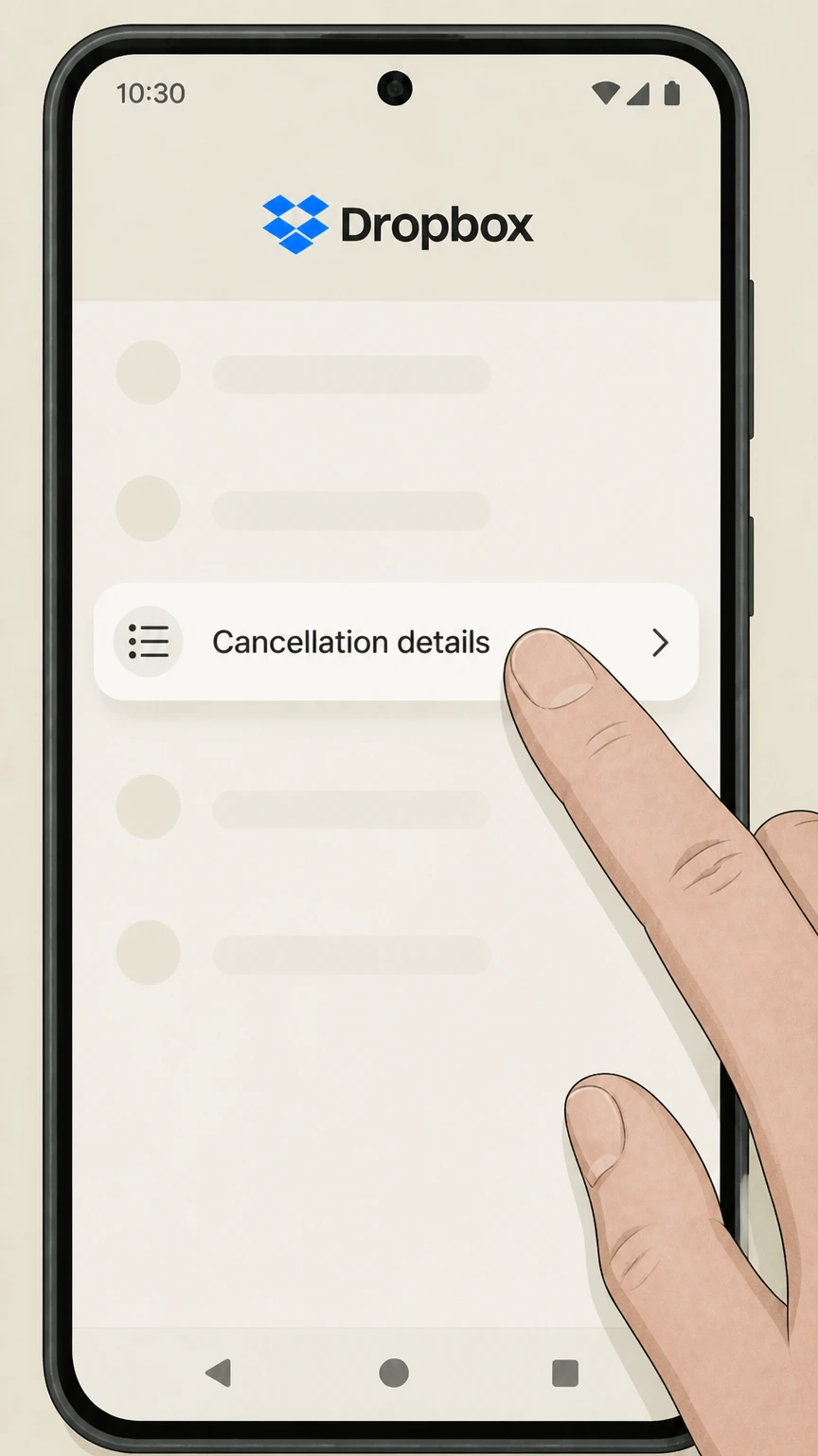 Dropbox cancel a google play subscription: Save the expiration date