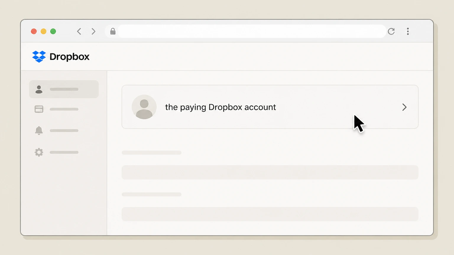 Dropbox cancel on the provider website: Find the paying Dropbox account