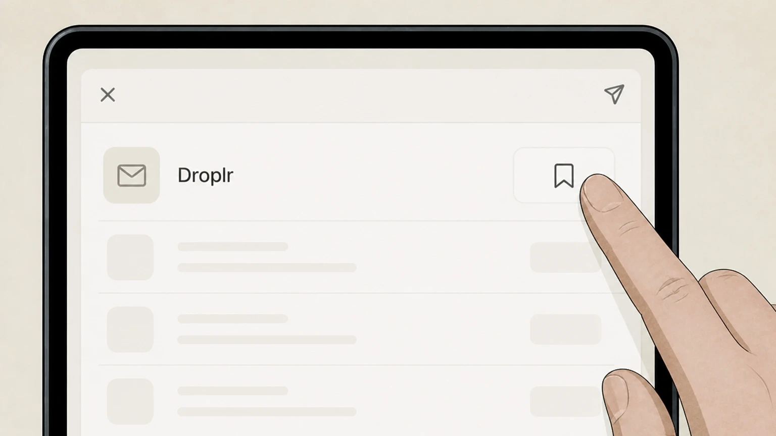 Editorial illustration for Retain correspondence as proof and verify billing stops in the Email (Droplr support) cancellation route for Droplr