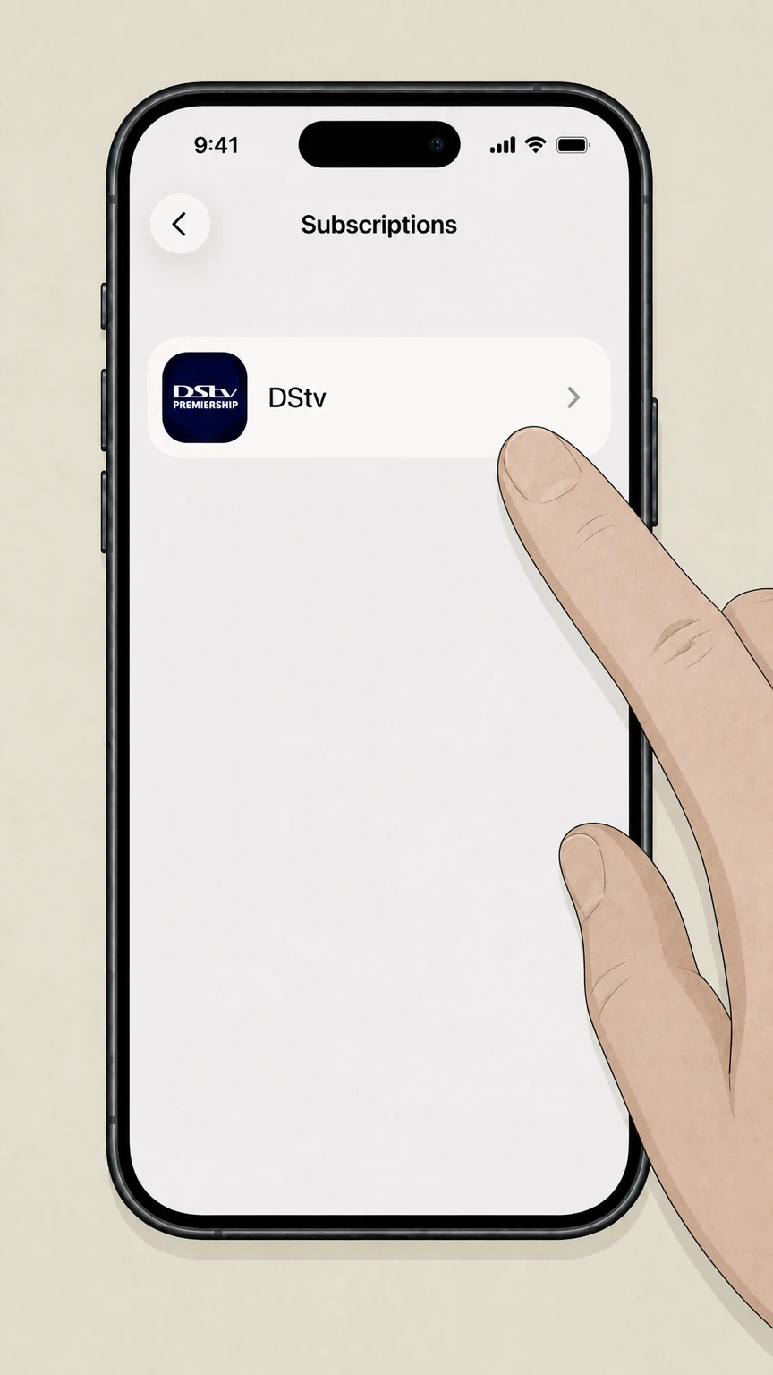 DStv Apple-billed subscription: Select DStv