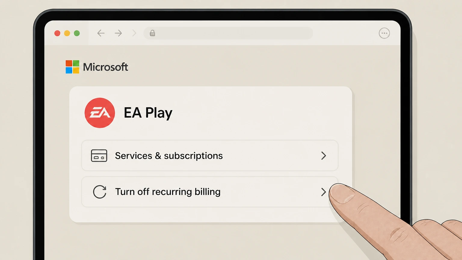 EA Play cancel ea play through xbox: Turn off recurring billing