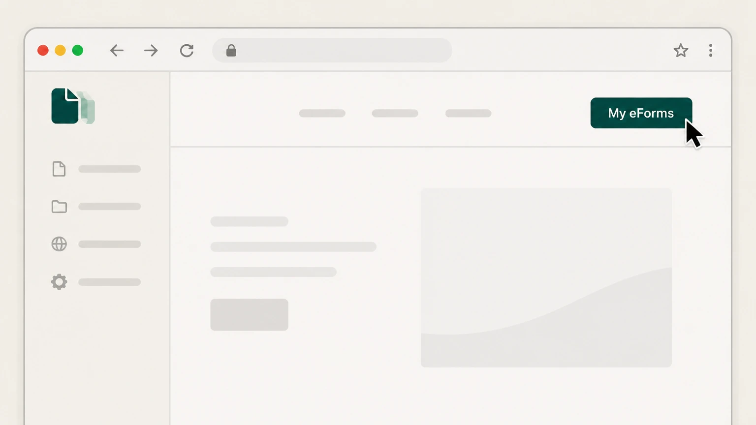 eForms eForms website cancellation: Go to My eForms