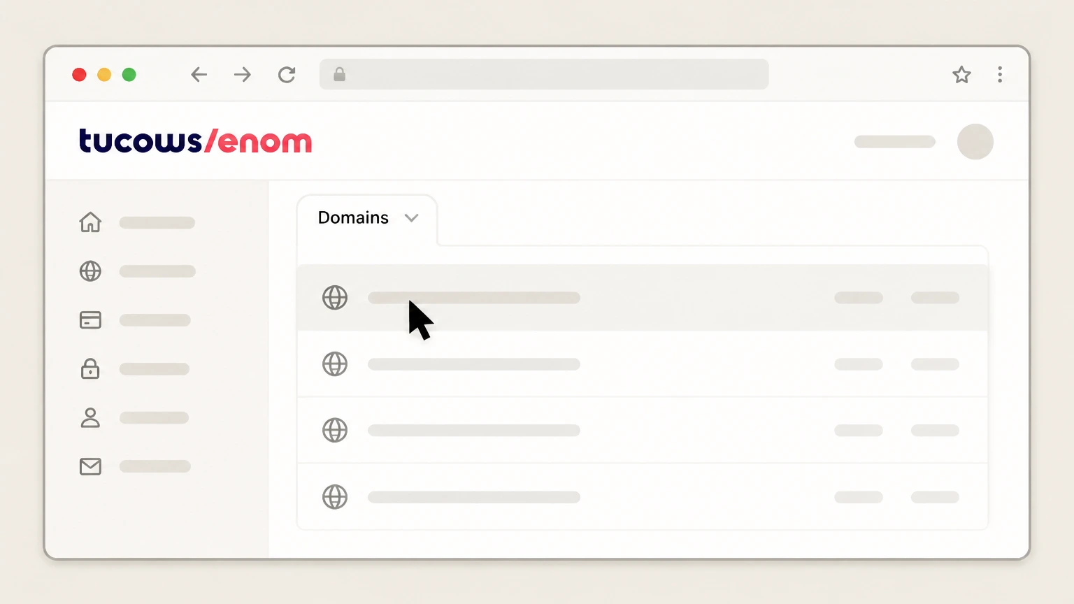 Enom Turn off auto-renew in your Enom account: Select the domain to manage