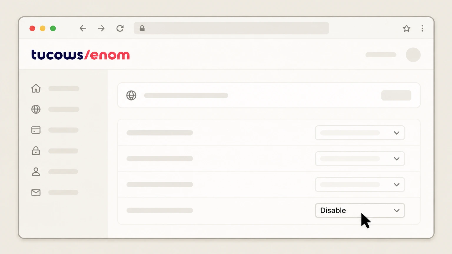 Enom Turn off auto-renew in your Enom account: Disable auto-renew for the domain