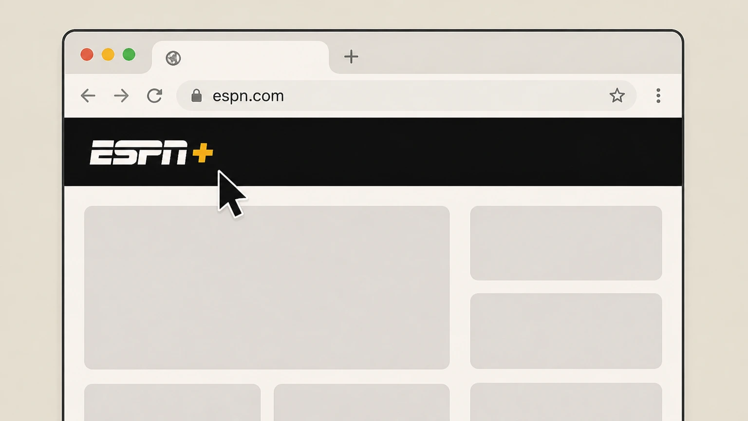 ESPN+ Cancel ESPN+ billed directly by ESPN on the web cancellation: Open ESPN in a web browser