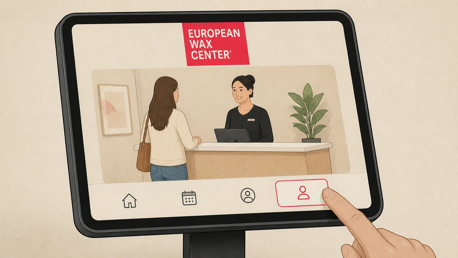 European Wax Center Cancel in person at your European Wax Center cancellation: Check in at the front desk