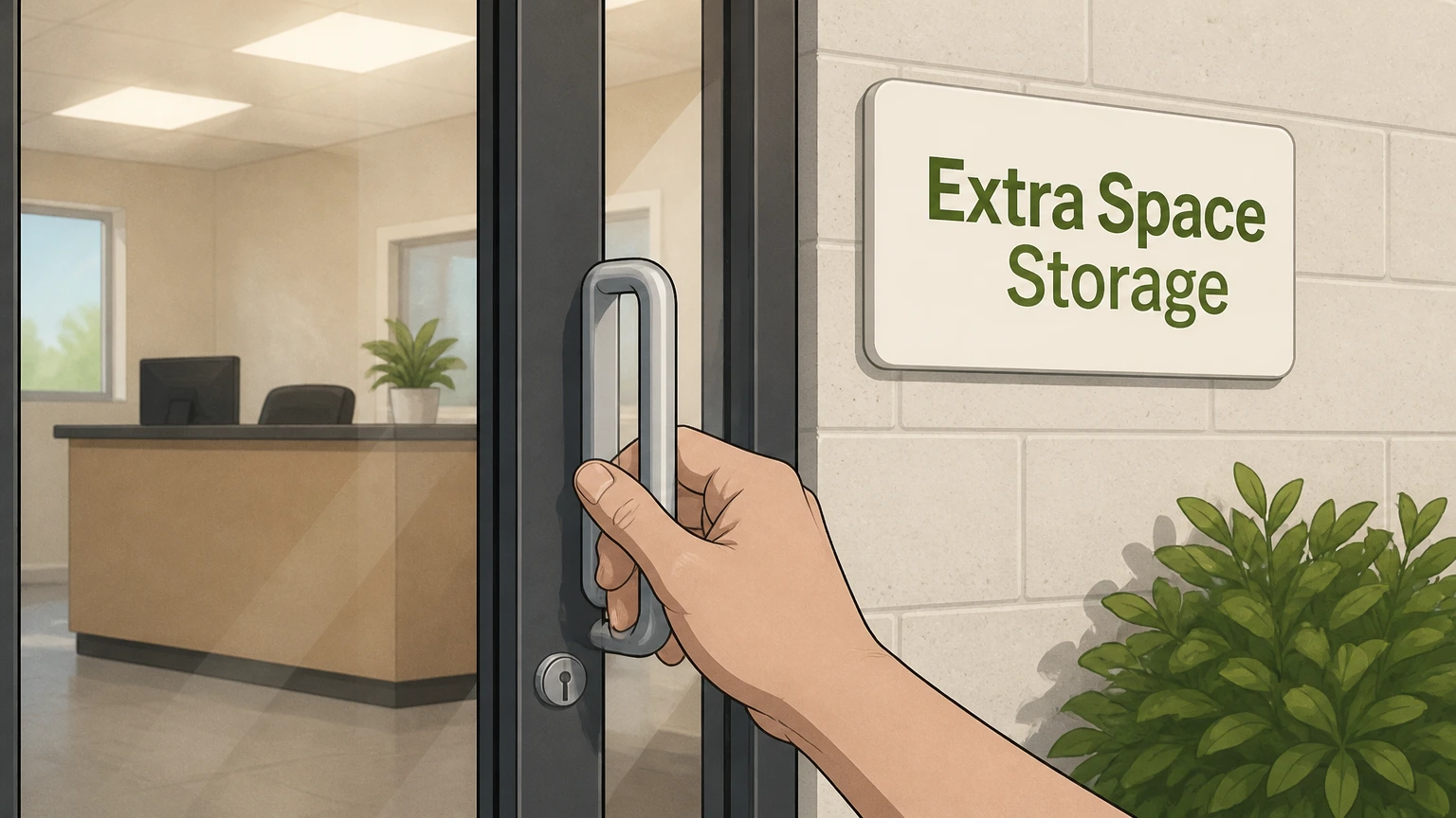 Extra Space Storage In person at facility office cancellation: Visit the correct facility office