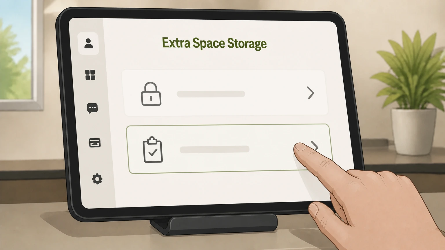 Extra Space Storage In person at facility office cancellation: Ask the manager to inspect and close the unit