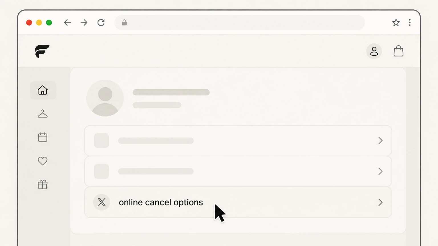 Fabletics Cancel online through your Fabletics Account cancellation: Locate the online cancel options