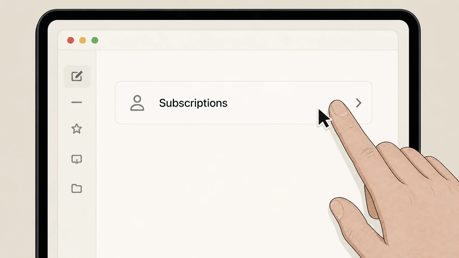 Editorial illustration for Verify cancellation in your account after support acts in the Email cancellation route for Farm to People