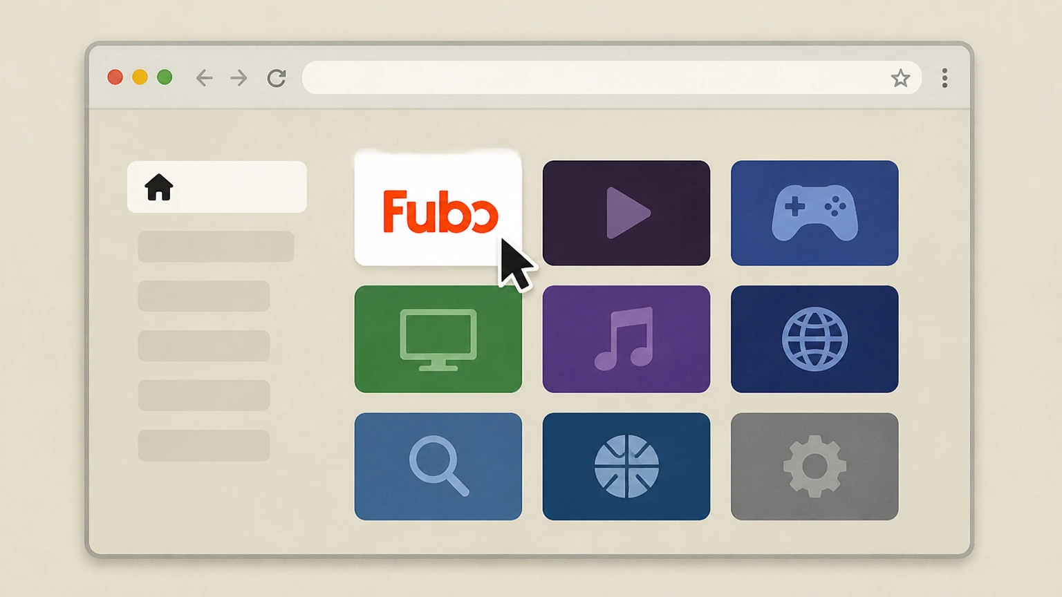 Fubo Roku device (Roku‑billed Fubo) cancellation: Open the Roku home screen