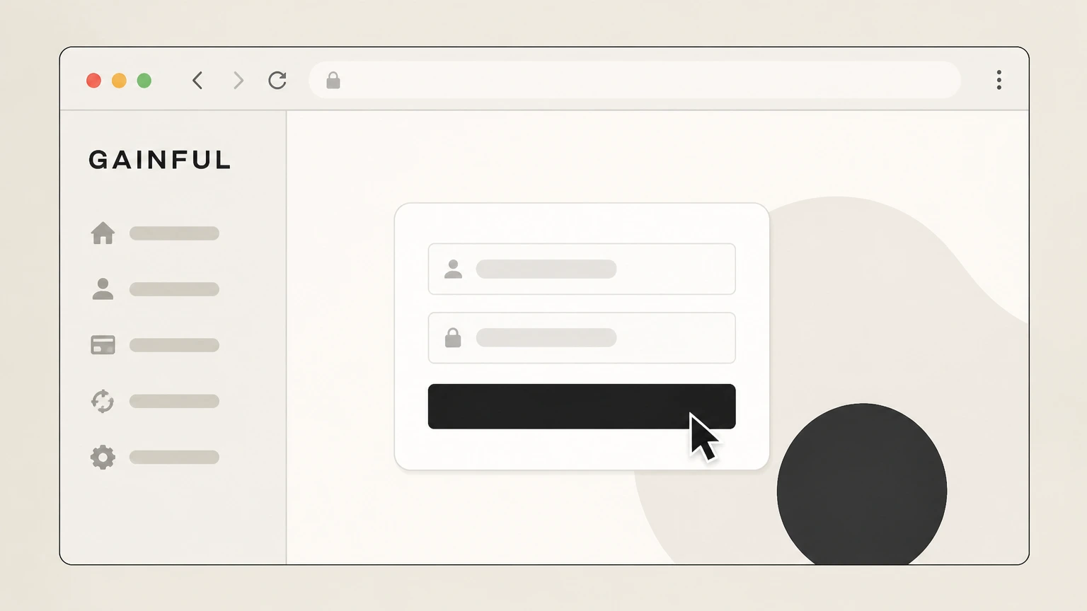 Gainful Gainful website account cancellation: Sign in to your Gainful account