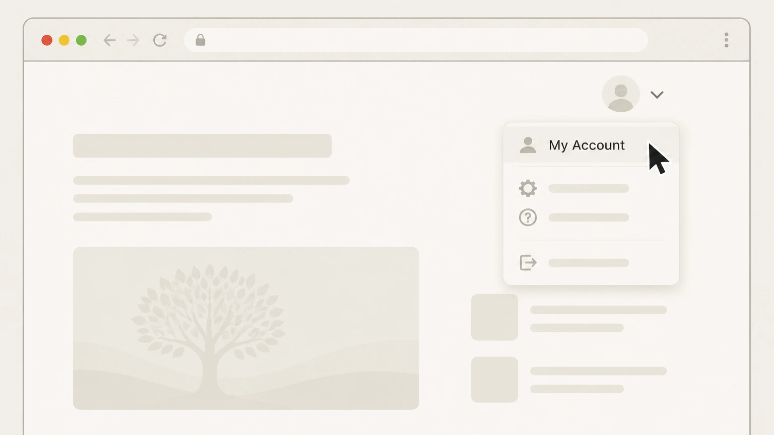 GenealogyBank GenealogyBank website account cancellation: Open your account settings