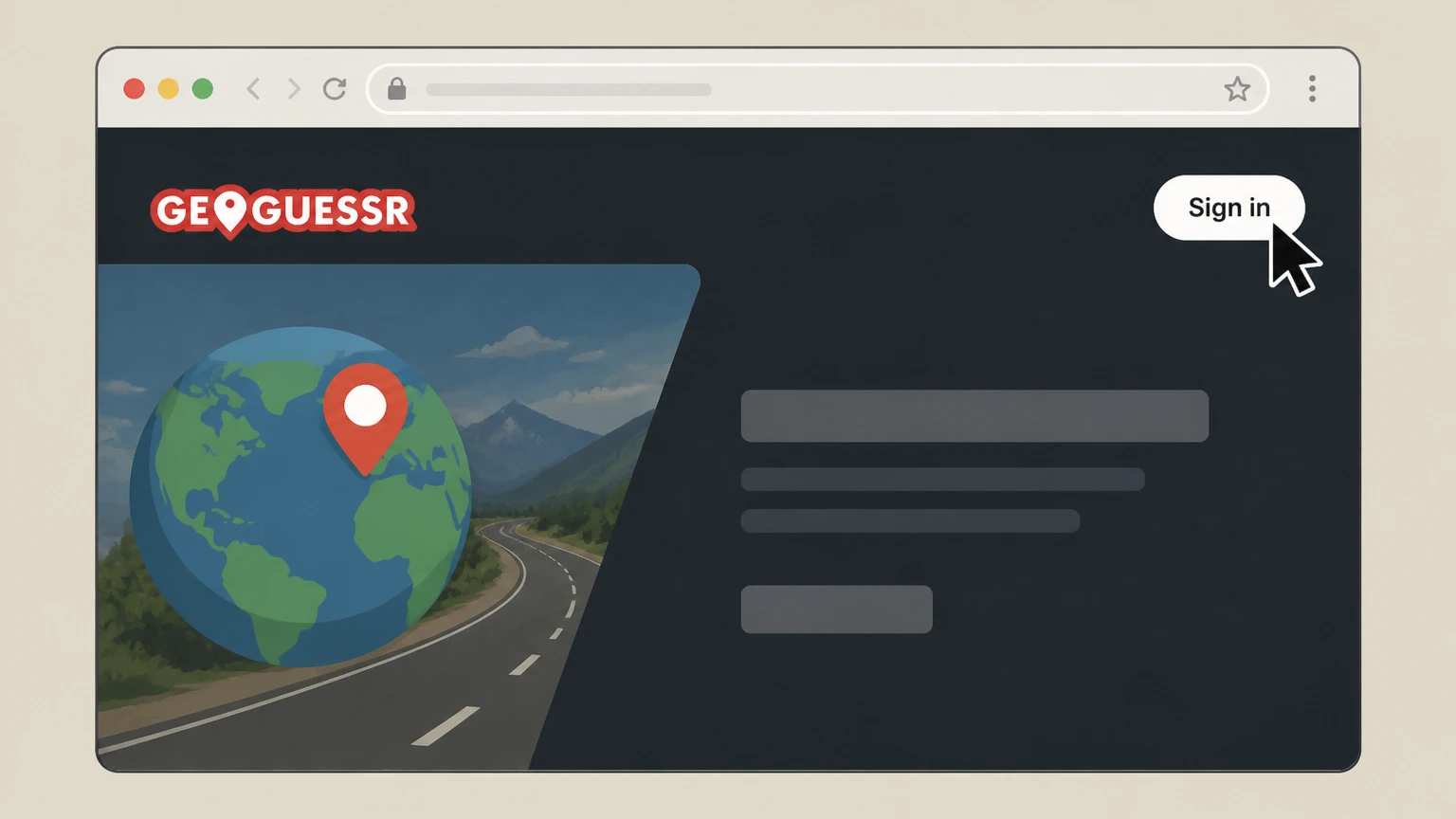 GeoGuessr GeoGuessr website cancellation: Sign in to your GeoGuessr account