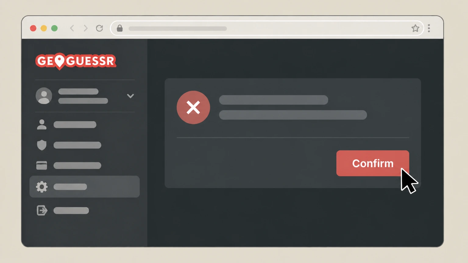 GeoGuessr GeoGuessr website cancellation: Confirm termination of GeoGuessr Pro