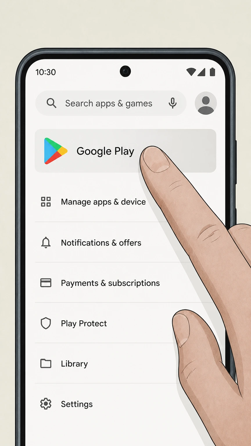 Glo google-play cancellation: Open Google Play