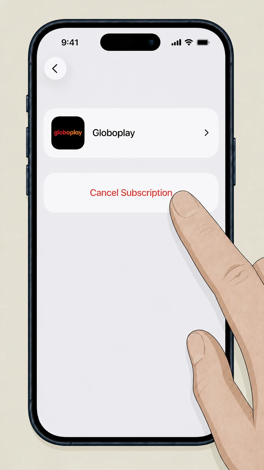 Globoplay Apple subscriptions on iPhone, iPad, Apple TV: Cancel the subscription