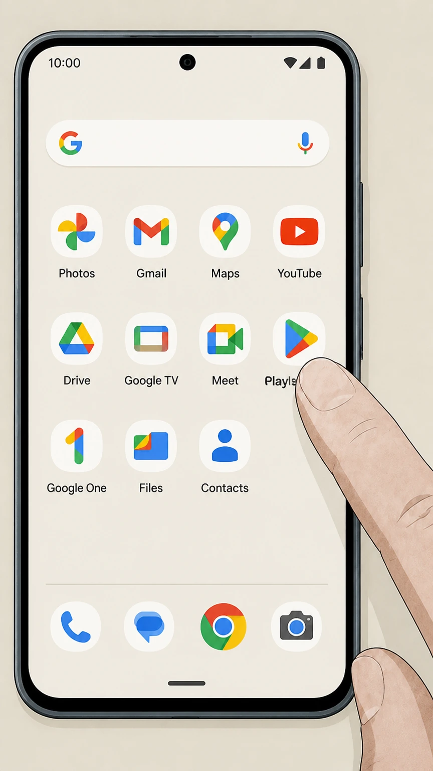 Google One android cancellation: Open Google Play