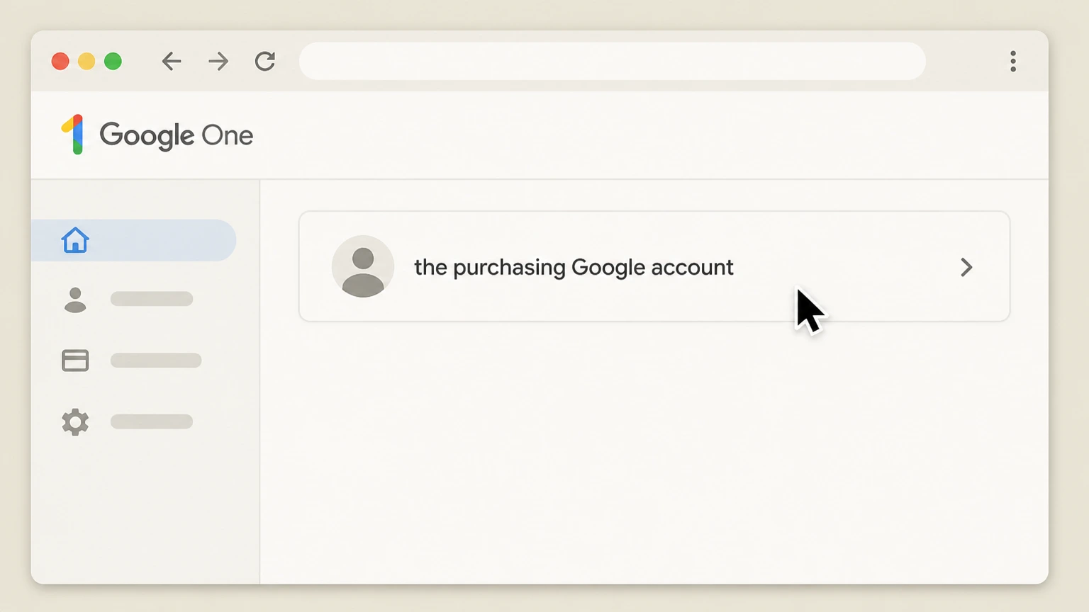 Google One cancel on the provider website: Find the purchasing Google account